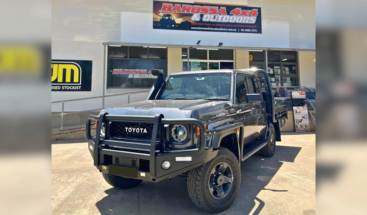 4WD 2026 Toyota Landcruiser LC79 GXL 7000kms Tuff Steel Tray, TJM Bullbar, Steps and Rails